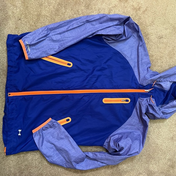 Under Armour Women's Siberian Iris Blue UA Qualifier Woven Jacket - Picture 3 of 7